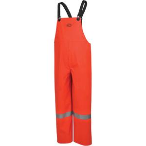 576P FR Safety Bib Pants - Small, Medium, Large, X-Large, 2X-Large, 3X-Large, 4X-Large, High Visibility Orange, ANSI/ISEA 107-2020 , CGSB 155.20.2000 Type 3