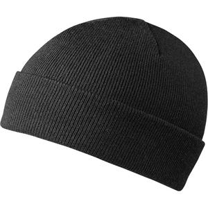 5563A Lined Toque - Acrylic, Acrylic, Black, One Size