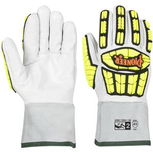 5385 Cut & Impact-Resistant Gloves - 2X-Large, Small, Medium, Large, X-Large, 13, Goatskin, Not Coated, Not Coated, ASTM ANSI Level A5, Unrated, Unrated, ANSI/ISEA 105 Level 2, Unrated
