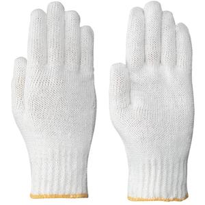 540 Knitted Liner Gloves - Large, Poly/Cotton, Non-Coated, White