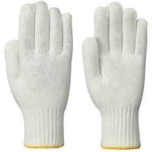 5688 Knit Gloves - Large, Polyester/Nylon, Non-Coated, White