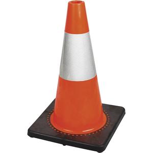 181 Premium Flexible Safety Cone - 18", Orange, 6"