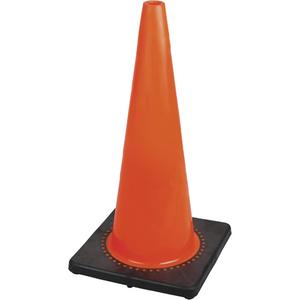 183P Premium Flexible Safety Cone - 28", Orange, None