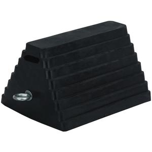 298 Double-Sided Wheel Chock - Black, 9-3/4", 6", 8"