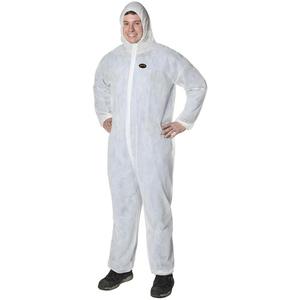 2035 Disposable Coveralls - Polypropylene, Small, Medium, Large, X-Large, 2X-Large, 3X-Large, 4X-Large, 5X-Large, White