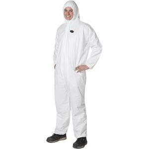 2055 Disposable Coveralls - Microporous, Small, Medium, Large, X-Large, 2X-Large, 3X-Large, 4X-Large, 5X-Large, White