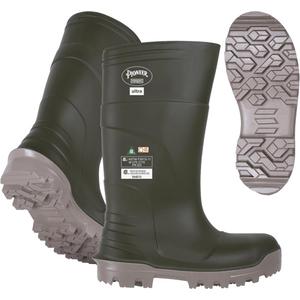 B105FUL.GR Pioneer Ultra Boots - Polyurethane, 6, 7, 8, 9, 10, 11, 12, 13, 14, 15, Steel/Composite, Puncture Resistant, Meets/Exceeds CSA Green Triangle/Meets/Exceeds CSA Omega/ASTM F2413, Impermeable