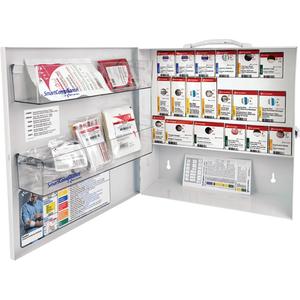 SmartCompliance® First Aid Cabinet - Meets CSA Z1220-17 Type 2 Low-Risk Environment, Small (2-25 Workers), Metal Box, Class 2, Meets CSA standards for Z1220-17