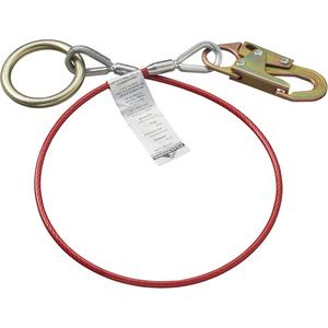 AS-21210-4 Cable Anchor Sling - Sling, CSA Z259.10, ASTM F887-13, OSHA 1910.269, OSHA 1926.954, (1) Snap Hook, (1) O-Ring, Kevlar®