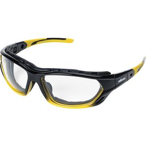 XPS530 Sealed Safety Glasses - Clear, Anti-Fog/Anti-Scratch, Yellow & Black