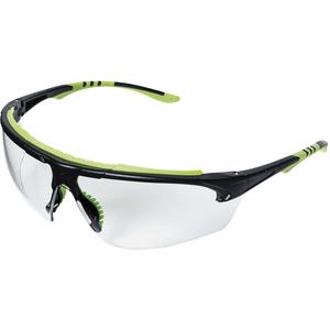 XP410 Safety Glasses - Indoor/Outdoor, Anti-Scratch, Green & Black