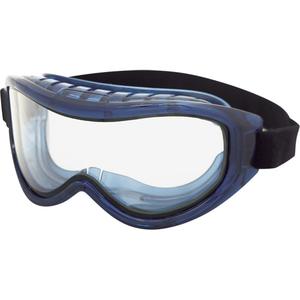 Odyssey II Industrial Dual Lens OTG Safety Goggles - Indirect, Clear, ANSI Z87+/Meets/Exceeds CSA Z94.3, Anti-Fog/Anti-Scratch, Blue