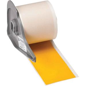All-Weather Permanent Adhesive Label Tape - Vinyl, Yellow, 2", BMP® 71/M710, 50', 0.004", Gloss, '-40 °F - 180 °F