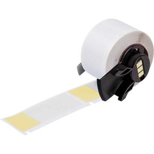 Self-Laminating Wrap-Around Wire & Cable Labels - Vinyl, White, 2.5", 1", BMP® 71/BMP® 61/BradyPrinter™ M611/M710/M610/M611, 0.75" H x 1" W, 6 AWG - 000 AWG, 0.004", Matte