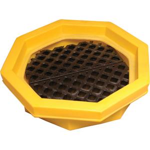 Ultra-Drum Tray® with Grating - 32", 32", 8.1", 21.1 US gal.