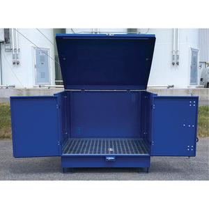 Ultra-Hard Top S4 Steel Spill Pallet - 61", 54.4", 52", 68 US gal., 4700 lbs.