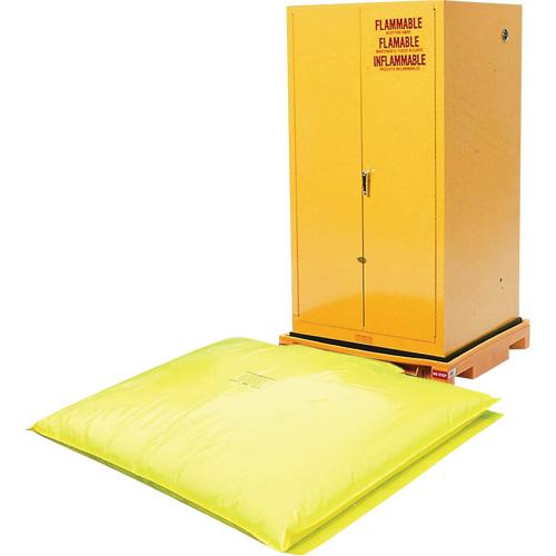 Single Drum Ultra-Safety Cabinet Bladder System® - 37.8", 37.8", 6.3", 93 US gal., 1500 lbs. - Image 2