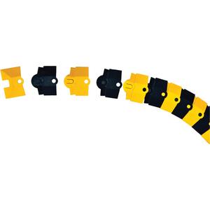 24-Foot Bulk Box Ultra-Sidewinder Cable Protection System® - 2000 lbs. (1 tons), 1, 288", 9.8", 1.4", Grey