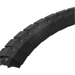 Large Ultra-Sidewinder Cable Protection System® Extension - 260 lbs. (0.13 tons), 1, 14.1", 9.8", 1.4", Black