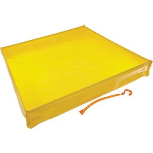 Flexible Ultra-Utility Tray® - 30", 30", 4.8", 9.5 US gal., Yellow