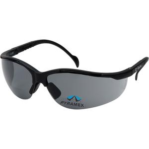 Venture II® Readers Safety Glasses - Meets/Exceeds CSA Z94.3, Grey/1.5, Anti-Scratch/Anti-Reflective, Black
