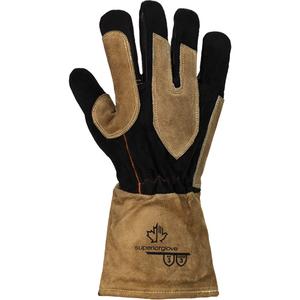 Endura® 505GP MIG Welding Gloves - 2X-Large, Medium, Large, X-Large, Unlined, Grain Goatskin, ANSI Level 3, ANSI Probe Level 5