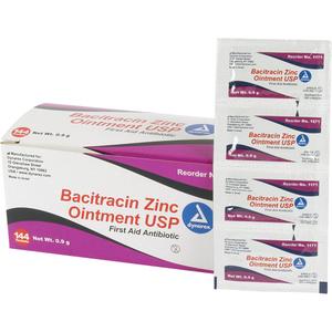 Efcom Limited Bacitracin Zinc First Aid Packets - Ointment, Antibiotic, Non-Medical, 0.9 g