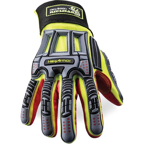 Rig Lizard® 2028X Cut-Resistant Gloves - Large/9, X-Small/6, Small/7, Medium/8, X-Large/10, 2X-Large/11, 3X-Large/12, Hook & Loop/Elastic, Synthetic/HPPE, ANSI/ISEA Level A6, ANSI/ISEA Level 4, ANSI/ISEA Level 4