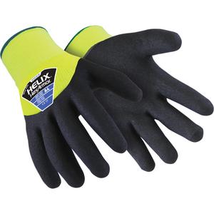 Helix® Series Cold Weather 2059 Cut-Resistant Gloves - Large/9, X-Small/6, Small/7, Medium/8, X-Large/10, 2X-Large/11, 3X-Large/12, 18, Acrylic, Nitrile, 3/4 Dipped, ASTM ANSI Level A4, EN 388 Level 3/ANSI/ISEA 105 Level 4