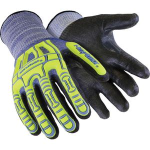 Rig Lizard® Thin Lizzie™ 2095 Impact Gloves - 5/2X-Small, Large/9, X-Large/10, 2X-Large/11, 3X-Large/12, Knit Wrist/Elastic, HPPE, ANSI/ISEA Level 5, ANSI/ISEA Level 4, ANSI/ISEA Level 2
