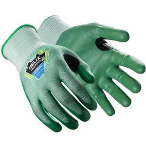 Helix® 3050 Cut-Resistant Gloves - Large/9, 2X-Small/5, X-Small/6, Small/7, Medium/8, X-Large/10, 2X-Large/11, 3X-Large/12, 18, HPPE/Polyester/Fibreglass, Nitrile, Dipped Palm, ASTM ANSI Level A6, ANSI/ISEA 105 Level 6