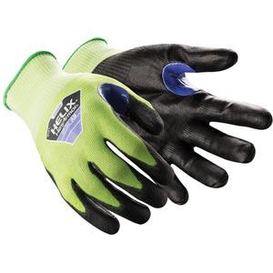 Helix® 3060 Cut-Resistant Gloves - Large/9, X-Small/6, Small/7, Medium/8, X-Large/10, 2X-Large/11, 18, HPPE, Polyurethane, Dipped Palm, ASTM ANSI Level A9, ANSI/ISEA 105 Level 3, Unrated, ANSI/ISEA 105 Level 4
