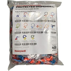 Max-30 Earplugs Refill for HL400 Dispenser - Corded, 33, Meets/Exceeds CSA Class AL, Bulk - Polybag