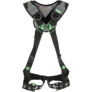 V-Flex® Full-Body Safety Harness - Fall Arrest, A, 150 lbs., X-Small, Back, Tongue Buckle, Quick-Connect, ANSI Z359.11, CSA Z259.5, OSHA