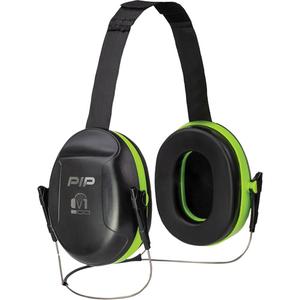 Dynamic™ V1™ Passive Ear Muffs - Neckband, A, 23, Neon Green