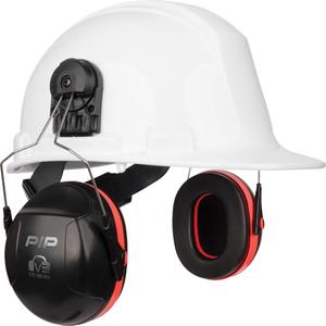 Dynamic™ V3™ Passive Ear Muffs - Cap Mount, AL, 26, Cap Style Hardhats, Neon Red