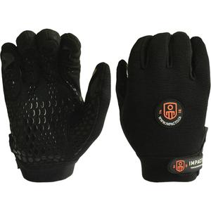 Mechanic Anti-Impact Gloves - Small/7, Medium/8, Large/9, X-Large/10, 2X-Large/11, Hook & Loop/Elastic, Synthetic/Suede, EN 388:2003, EN 420:2003