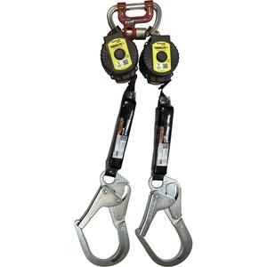 Miller™ TurboLite™+ Personal Fall Limiter - 6', 2, Web, Stationary, Carabiner with G2 Connector, Steel, Locking Rebar Hook, Steel, SRL, 310 lbs. (141 kg), High Impact Nylon, OSHA 1926.502, ANSI Z359.14