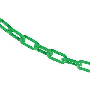 Plastic Safety Chain - Green, 1.5", 100'