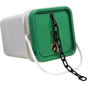 Plastic Safety Chain - Black, 2", 160'