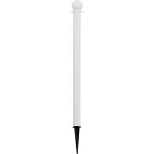 Ground Poles - Plastic, White, 2"