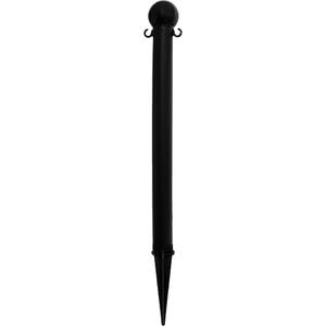 Ground Poles - Plastic, Black, 3"