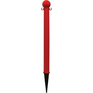 Ground Poles - Plastic, Red, 3"