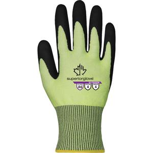 S21TAXGFN Cut-Resistant Gloves - 10, 6, 7, 8, 9, 11, 12, 21, TenActiv™, Nitrile, Dipped Palm, ASTM ANSI Level A6, ANSI/ISEA 105 Level 4, Unrated, ANSI/ISEA 105 Level 4, Unrated