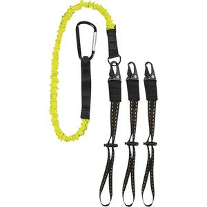GearLink™ Tool Lanyard with Interchangeable Ends - Bungee, Carabiner/Loop, 6 lbs., 41" - 56", (1) Wrist Attachment; (3) Interchangeable Tool Ends