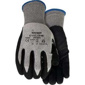 388 Stealth Cyclone Cut Resistant Gloves - X-Small, Small, Medium, Large, X-Large, 2X-Large, 18, HPPE/Polyester, Nitrile, Dipped Palm, EN 388 Level 3/ASTM ANSI Level A2, EN 388 Level 4, EN 388 Level 4