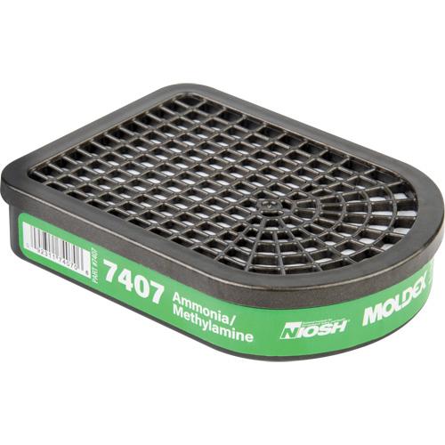 Semi-Rectangular Respirator Cartridge - Gas/Vapour Cartridge, Ammonia/Methylamine, 7800 Series Full Facepiece/7000 Series Half Facepiece/9000 Series Full Facepiece