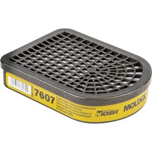 Semi-Rectangular Respirator Cartridge - Gas/Vapour Cartridge, Multi-Gas/Vapour, 7800 Series Full Facepiece/7000 Series Half Facepiece/9000 Series Full Facepiece, Organic Vapors, Ammonia, Methylamine, Chlorine