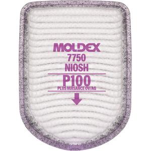 Semi-Rectangular Respirator Filter - Particulate Filter with Nuisance Vapour Relief, Organic Vapour/Acid Gas/P100, 7800 Series Full Facepiece/7000 Series Half Facepiece/9000 Series Full Facepiece