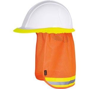 292 Mesh Hardhat Sun Shade - Orange, One Size